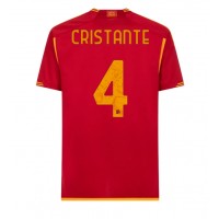Muški Nogometni Dres AS Roma Bryan Cristante #4 Domaci 2023-24 Kratak Rukav